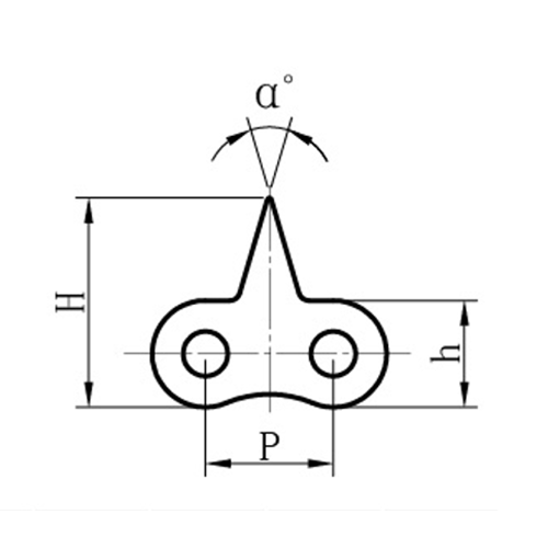 シャープなトップチェーン