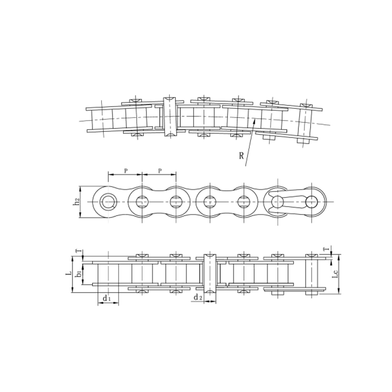 安定したパフォーマンスの耐久性のあるサイドボウチェーン