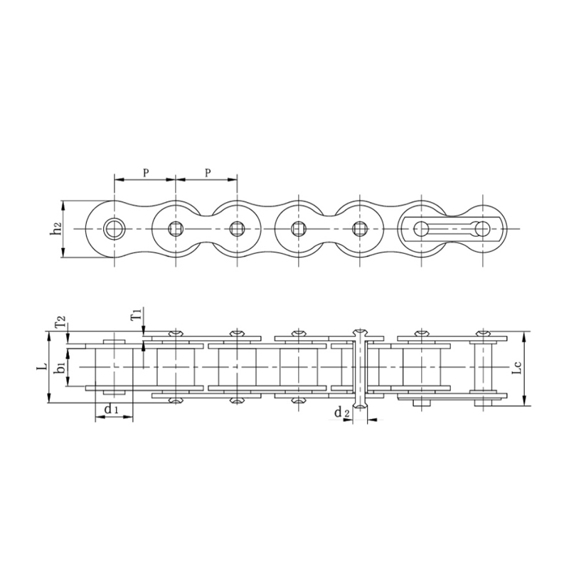 Xリングオートバイチェーン